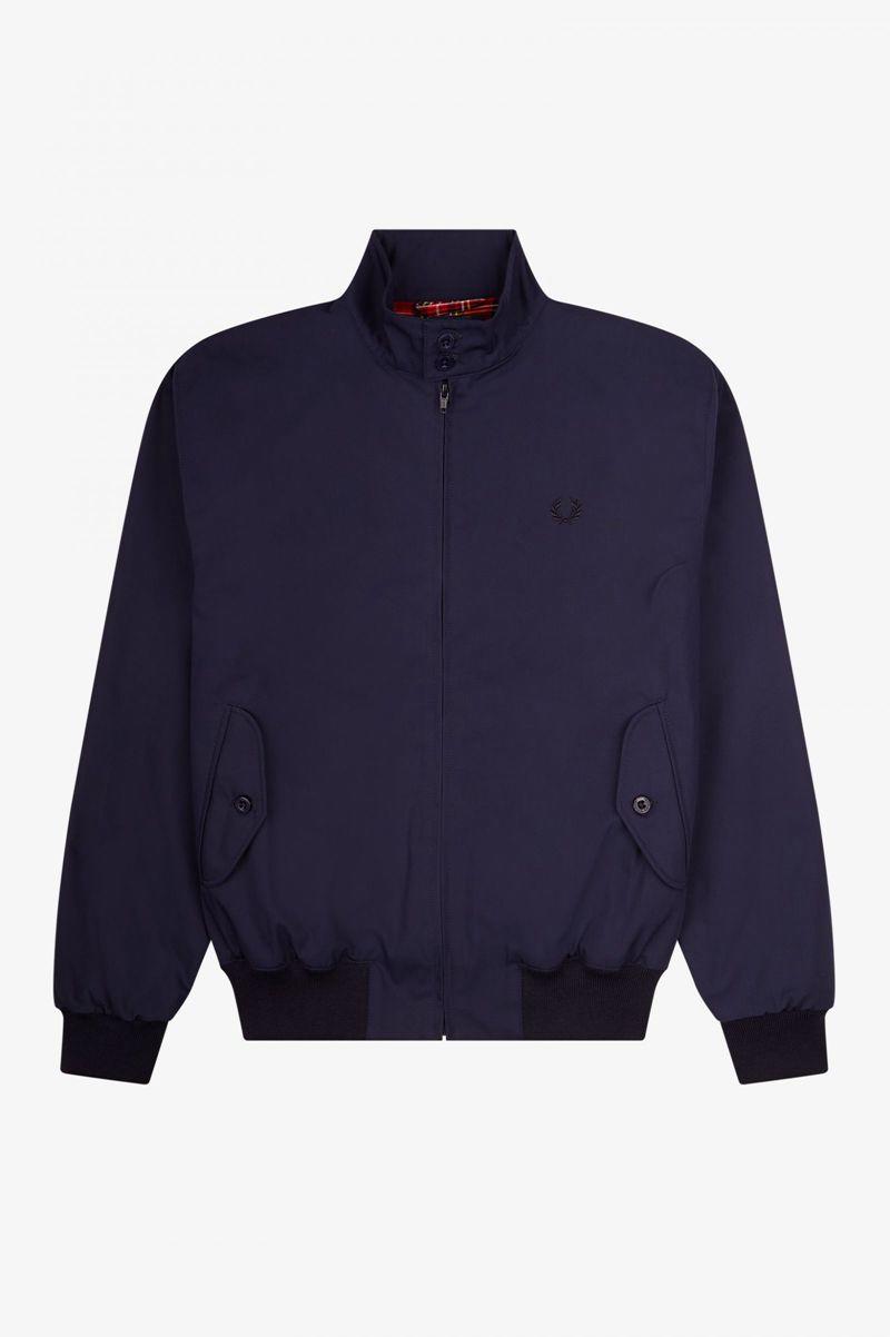 Navy Fred Perry J7320 Men's Jackets | PH 1214BEXC